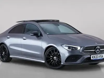 Used Mercedes CLA220 AMG Line Premium Plus 190 HP (139 kW) 2022 Grey Coupe