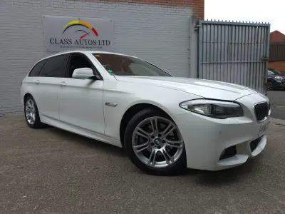Begagnad BMW 520 M Sport 2012 Vit Kombi