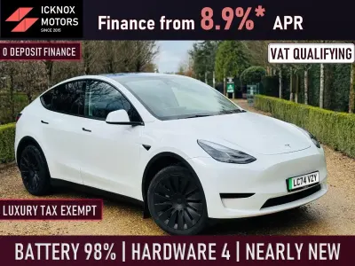 Used Tesla Model Y Long Range RWD 250 kW (340 HP) 2024 White SUV