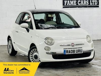 Used Fiat 500 Lounge 69 HP (50 kW) 2008 White Hatchback