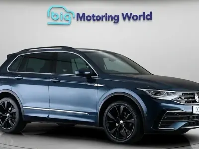Used VW Tiguan R-line 150 HP (110 kW) 2021 Blue SUV