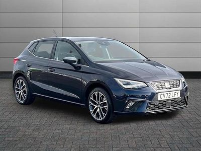Begagnad Seat Ibiza XCELLENCE Lux 108 HK (79 kW) 2023 Blå Halvkombi