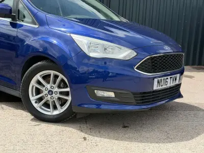 Used Ford C-MAX Zetec 125 HP (91 kW) 2016 Blue MPV