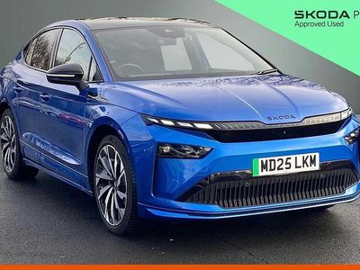 Used Skoda Enyaq iV SportLine 154 kW (210 HP) 2025 Race blue metallic SUV