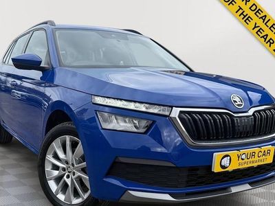 Used Skoda Kamiq SE 95 HP (69 kW) 2022 Blue SUV