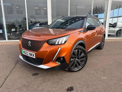 Orange Used 2022 Peugeot e-2008 Premium SUV | £14,995 (Fair price)