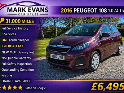 Begagnad Peugeot 108 Active 2016 Lila Halvkombi
