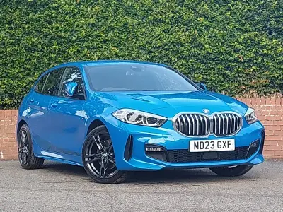 Used BMW 118 M Sport 136 HP (100 kW) 2023 Blue Hatchback