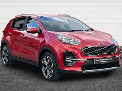 Used Kia Sportage GT-Line 136 HP (100 kW) 2021 Red SUV