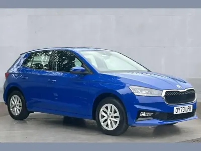 Used Skoda Fabia Comfort 110 HP (80 kW) 2023 Blue Hatchback