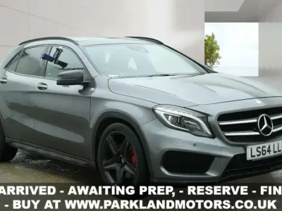 Käytetty Mercedes GLA220 AMG Line Premium 170 HP (125 kW) 2014 Harmaa Katumaasturi