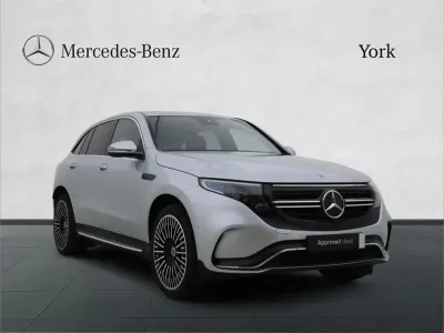 Used Mercedes EQC400 AMG Line Premium 300 kW (408 HP) 2022 Silver SUV