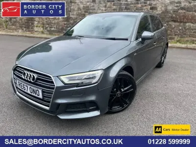 Używany Audi A3 S-Line 116 KM (85 kW) 2017 Szary Hatchback