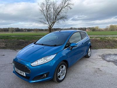 Used Ford Fiesta Zetec 2013 Blue Hatchback