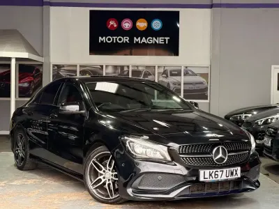 Used Mercedes CLA220 AMG line 177 HP (130 kW) 2017 Black Sedan