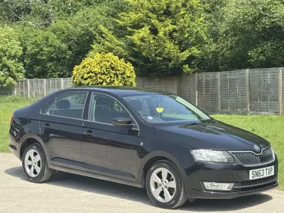 Used Skoda Rapid SE 105 HP (77 kW) 2013 Black Hatchback