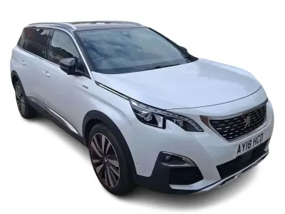 Used Peugeot 5008 GT-line 130 HP (95 kW) 2018 White SUV