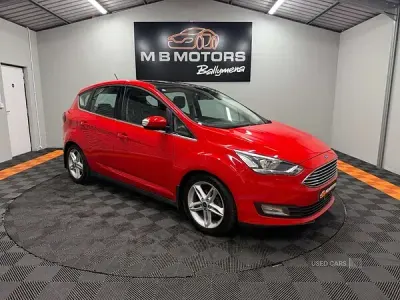 Käytetty Ford C-MAX Titanium X 125 HP (91 kW) 2018 Punainen Tila-auto