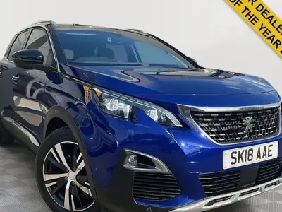 Begagnad Peugeot 3008 GT-line 165 HK (121 kW) 2018 Blå SUV