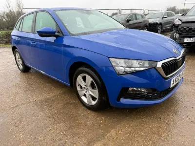 Gebraucht Skoda Scala SE 2022 Blau Kleinwagen