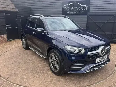 Used Mercedes GLE300 AMG line 245 HP (180 kW) 2020 Blue Estate