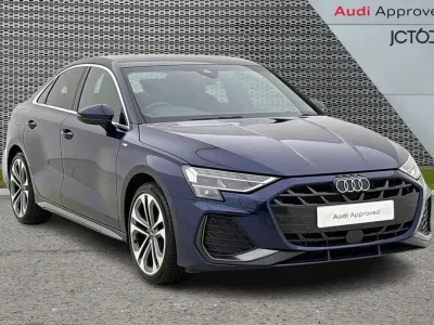 Used Audi A3 S-Line 147 HP (108 kW) 2025 Blue Sedan