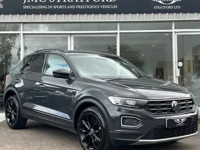 Used VW T-Roc Black Edition 110 HP (80 kW) 2021 Grey SUV