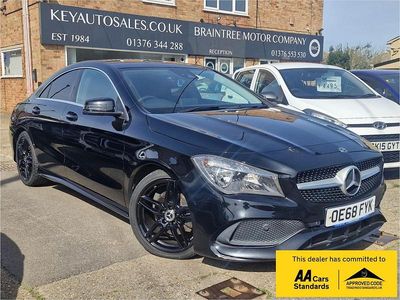 Usado Mercedes CLA180 AMG line 122 HP (89 kW) 2018 Preto Sedan