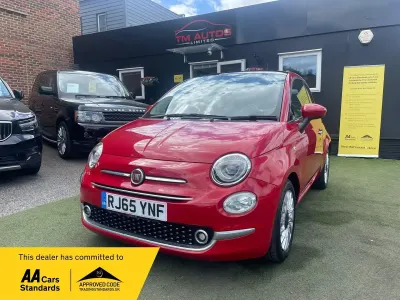 Used Fiat 500 Lounge 69 HP (50 kW) 2015 Red Hatchback