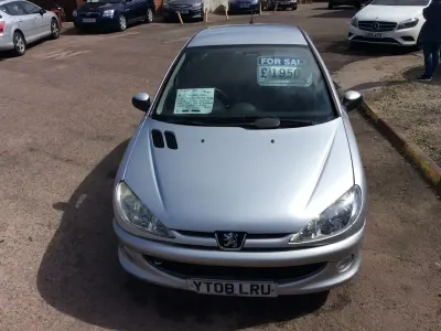 Used Peugeot 206 75 HP (55 kW) 2008 Silver Hatchback
