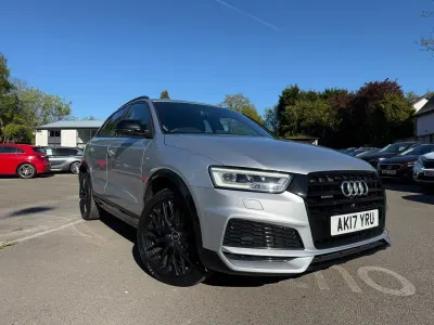 Used Audi Q3 Black Edition 184 HP (135 kW) 2017 Silver SUV