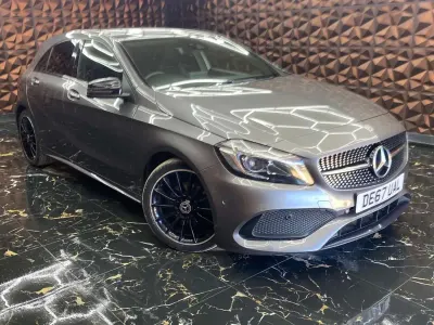 Used Mercedes A200 AMG Line Premium 136 HP (100 kW) 2017 Grey Hatchback