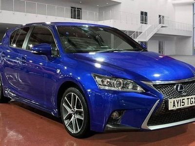 Blue Used 2015 Lexus CT200h Sport Line Hatchback | £9,375 (Fair price)
