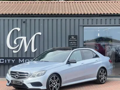 Used Mercedes E220 Premium 2016 Silver Sedan