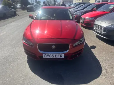 Used Jaguar XE Portfolio 180 HP (132 kW) 2015 Red Sedan