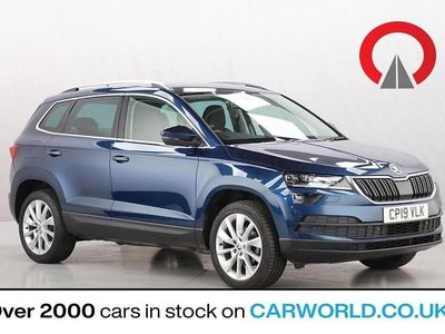 Blue Used 2019 Skoda Karoq SE L SUV | £12,990 (Fair price)