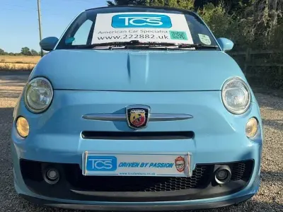 Used Abarth 595C 141 HP (103 kW) 2013 Blue Cabriolet