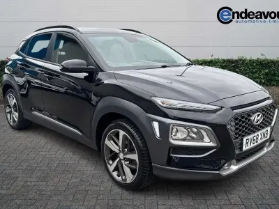 Used Hyundai Kona Premium 2018 Black SUV
