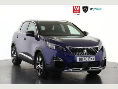 used Peugeot 3008 1.5 BLUEHDI GT LINE EAT EURO 6 (S/S) 5DR DIESEL FROM 2020 FROM EPSOM (KT17 1DH) | SPOTICAR