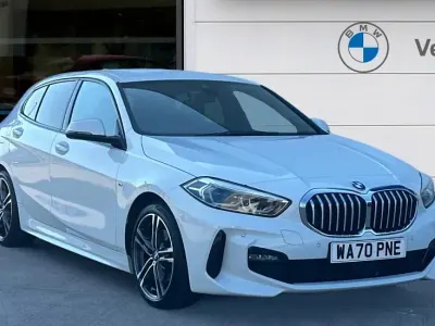 Used BMW 118 M Sport 140 HP (102 kW) 2020 White Hatchback