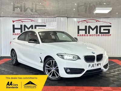 Used BMW 218 Sport Line 2017 White Coupe