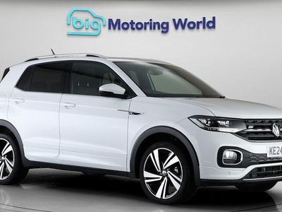White Used 2024 VW T-Cross R-line SUV | £20,500 (Fair price)