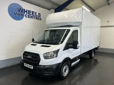 Used Ford Transit 130 HP (95 kW) 2024 White Cabriolet