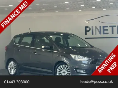 Used Ford C-MAX Titanium 125 HP (91 kW) 2018 Grey MPV
