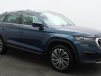 Used Skoda Kodiaq SE L Executive 150 HP (110 kW) 2022 Petrol blue metallic SUV