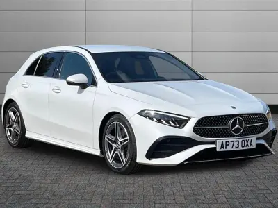 Used Mercedes A180 Executive 136 HP (100 kW) 2024 Polar white Hatchback