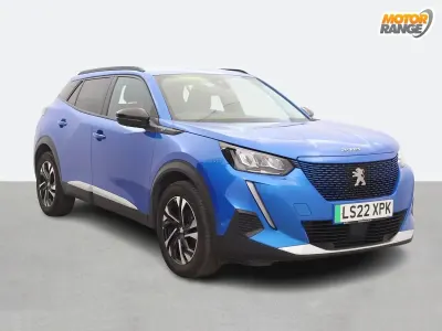 Used Peugeot e-2008 Allure Premium 100 kW (136 HP) 2022 Blue SUV