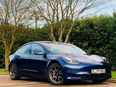 Blue Used 2020 Tesla Model 3 Long Range AWD Sedan | £15,490 (Fair price)