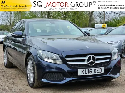 Używany Mercedes C220 SE 170 KM (125 kW) 2016 Niebieski Sedan/Limuzyna