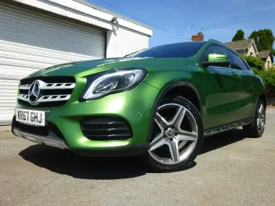 Used Mercedes GLA200 AMG Line Premium 134 HP (98 kW) 2017 Green SUV